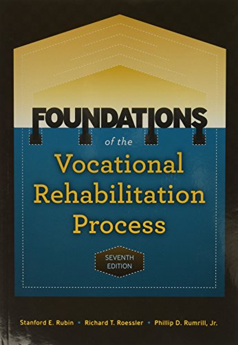 Imagen de archivo de Foundations of the Vocational Rehabilitation Process a la venta por BooksRun