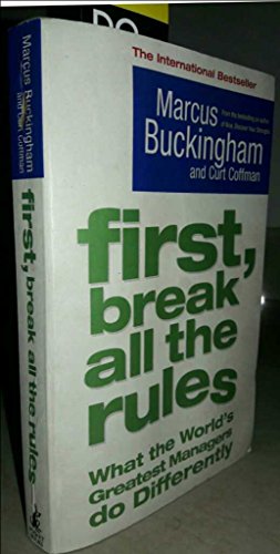 Stock image for First Break All The Rules for sale by SecondSale