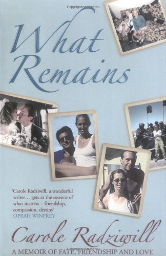 9781416521976: What Remains: A Memoir of Fate, Friendship and Love