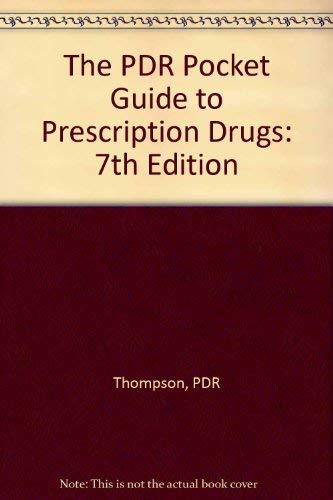 Stock image for The PDR Pocket Guide to Prescription Drugs - 7th edition for sale by SecondSale