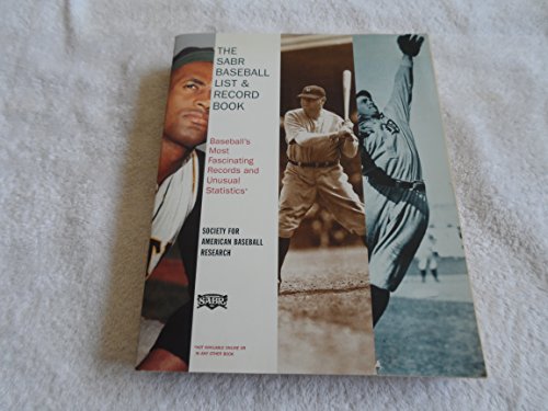 Beispielbild fr The SABR Baseball List and Record Book : Baseball's Most Fascinating Records and Unusual Statstics zum Verkauf von Better World Books: West