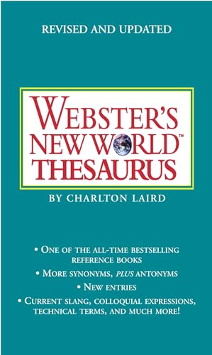 Imagen de archivo de PROPWebster's New World Thesaurus: Third Edition a la venta por SecondSale