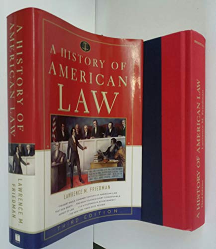 Imagen de archivo de A History of American Law a la venta por Better World Books