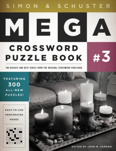 Beispielbild fr Simon &amp; Schuster Mega Crossword Puzzle Book #3 zum Verkauf von Blackwell's