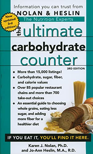 Imagen de archivo de The Ultimate Carbohydrate Counter, Third Edition a la venta por Your Online Bookstore