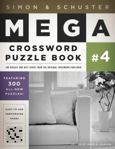 Imagen de archivo de Simon &amp; Schuster Mega Crossword Puzzle Book #4 a la venta por Blackwell's