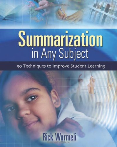 9781416600190: Summarization in Any Subject: 50 Techniques to Improve Student Learning