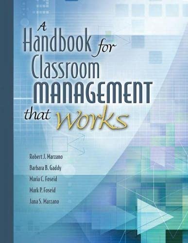 9781416602361: A Handbook for Classroom Management That Works