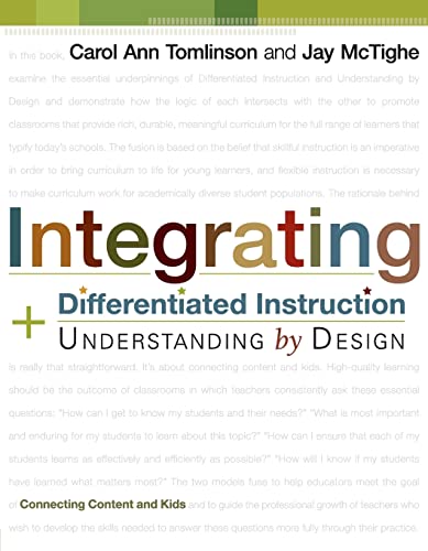 9781416602842: Integrating Differentiated Instruction & Understanding by Design: Connecting Content and Kids