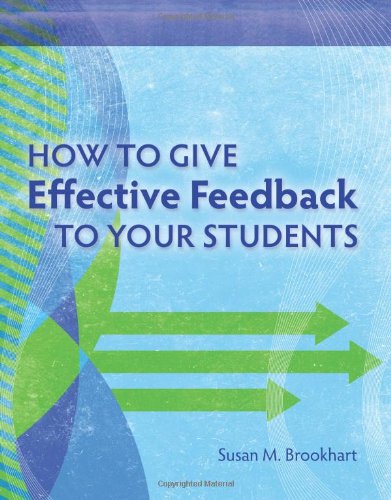 Stock image for How to Give Effective Feedback to Your Students for sale by Front Cover Books