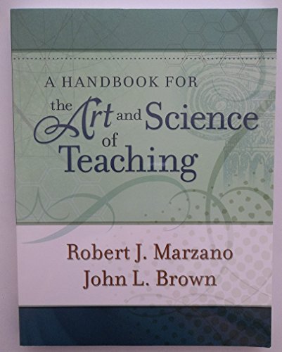 Stock image for A Handbook for the Art and Science of Teaching (Professional Development) for sale by SecondSale