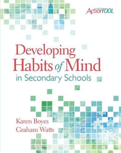 Stock image for Developing Habits of Mind in Secondary Schools : An ASCD Action Tool for sale by Better World Books: West