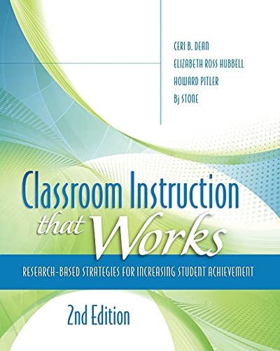 9781416613626: Classroom Instruction That Works: Research-based Strategies for Increasing Student Achievement