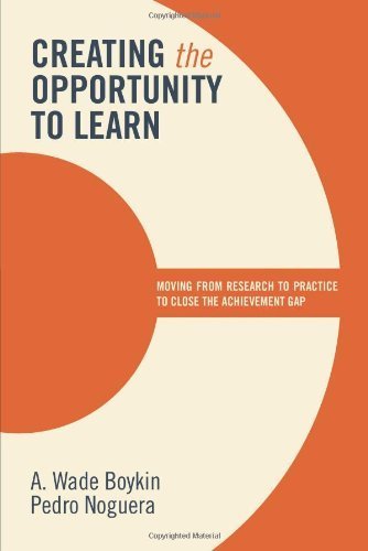 Imagen de archivo de Creating the Opportunity to Learn: Moving from Research to Practice to Close the Achievement Gap a la venta por Irolita Books