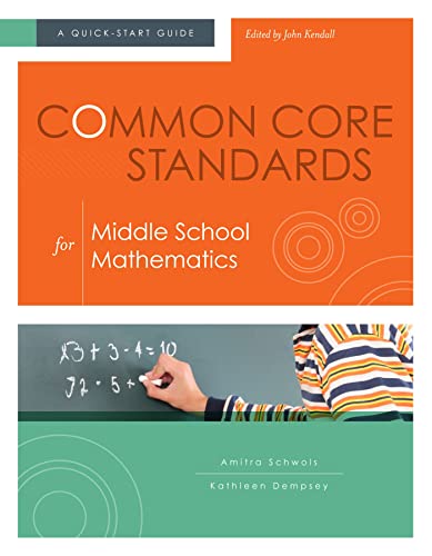 Beispielbild fr Common Core Standards for Middle School Mathematics: A Quick-Start Guide zum Verkauf von SecondSale