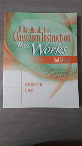 

A Handbook for Classroom Instruction That Works