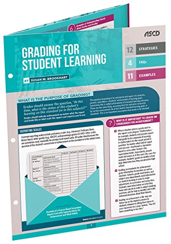 Stock image for Grading for Student Learning (Quick Reference Guide) for sale by SecondSale