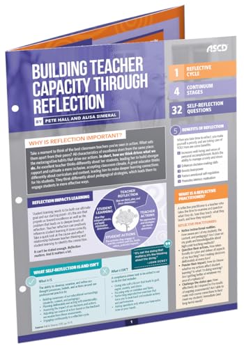 Beispielbild fr Building Teacher Capacity Through Reflection zum Verkauf von Blackwell's