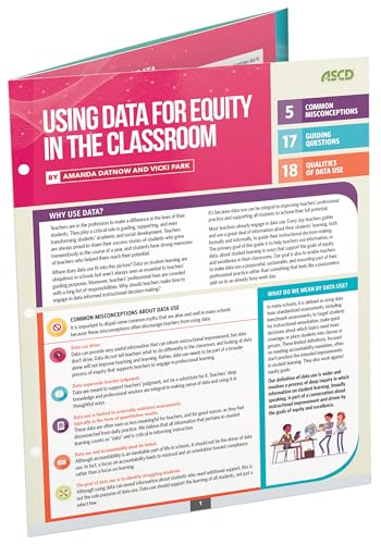 Immagine dell'editore per Using Data for Equity in the Classroom (Quick Reference Guide) venduto da Buchpark