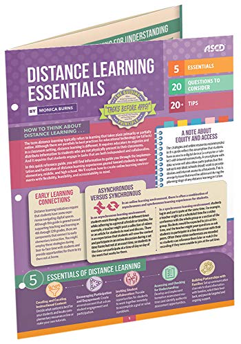 Beispielbild fr Distance Learning Essentials (Quick Reference Guide) zum Verkauf von HPB-Red