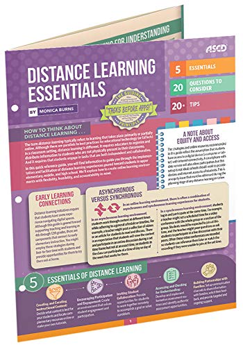 Stock image for Distance Learning Essentials (Quick Reference Guide) for sale by BooksRun