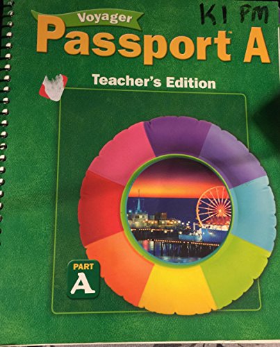 Beispielbild fr Voyager Passport Level a Teacher Edition, Part A zum Verkauf von Better World Books