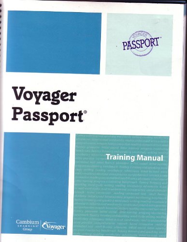 Voyager Passpost Training Manual