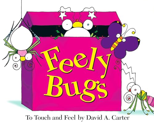 Stock image for Feely Bugs (Mini Edition): To Touch and Feel (David Carter's Bugs) for sale by Wonder Book