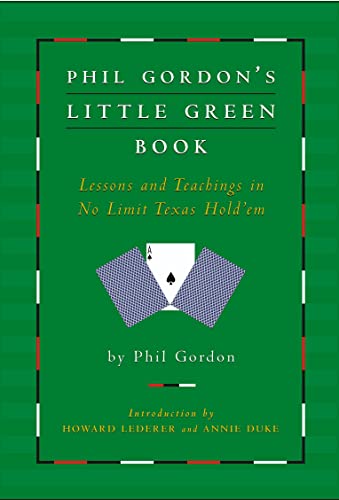 9781416903673: Phil Gordon's Little Green Book: Lessons and Teachings in No Limit Texas Hold'em