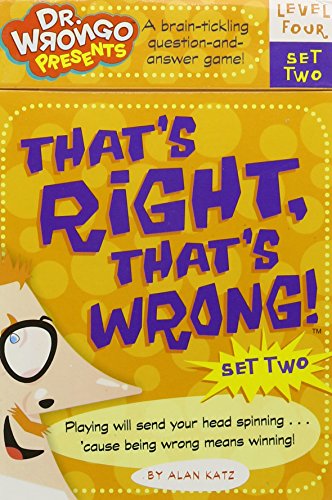 9781416906780: That's Right, That's Wrong!: Level Four, Set Two