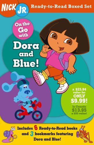 Beispielbild fr On the Go with Dora and Blue! Ready-To-Read Boxed Set zum Verkauf von Robinson Street Books, IOBA