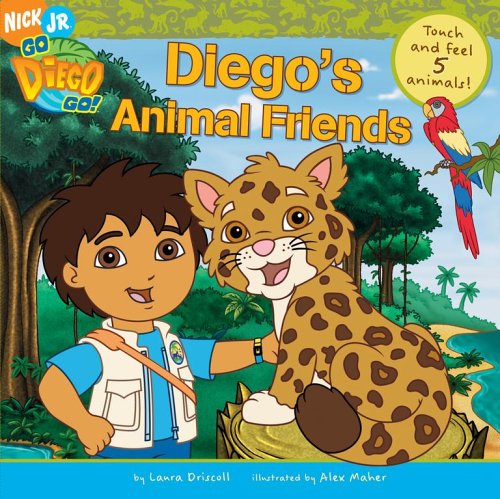 Beispielbild fr Diego's Animal Friends Touch & Feel 5 Animals (Go, Diego, Go) zum Verkauf von SecondSale