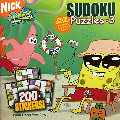 Beispielbild fr Sudoku Puzzles #3 (SpongeBob SquarePants) zum Verkauf von Jenson Books Inc