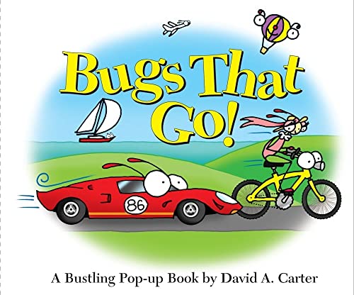 Imagen de archivo de Bugs That Go!: A Bustling Pop-up Book (David Carter's Bugs) a la venta por HPB Inc.