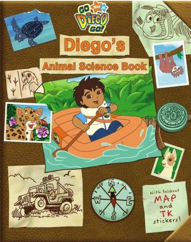 Imagen de archivo de Diego's Animal Science Book [With Reusable Stickers and Foldout Map] a la venta por ThriftBooks-Dallas