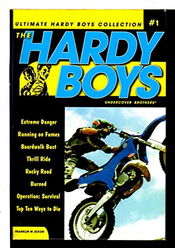 Stock image for Hardy Boys: All New Undercover Brothers 1-8: #1 Ultimate Collection with Extreme Danger/Running on Fumes/Boardwalk Best/Thrill Ride/Rocky Road/Burned/Operation: Survival/Top Ten Ways to Die for sale by St Vincent de Paul of Lane County