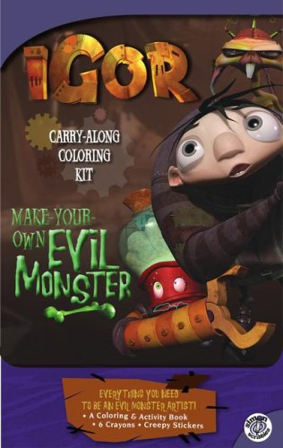 9781416967446: Igor Make-Your-Own Evil Monster Carry-Along Coloring Kit