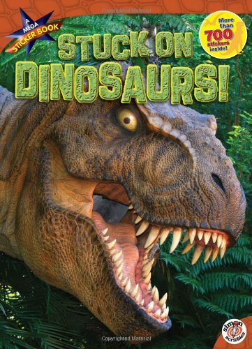 9781416967859: Stuck on Dinosaurs!: A Mega Sticker Book (Simon Scribbles)