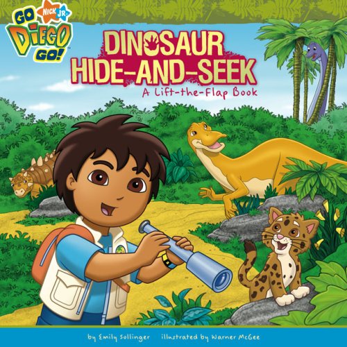 Stock image for Dinosaur Hide-and-Seek: A Lift-the-Flap Book (Go, Diego, Go!) for sale by Hippo Books