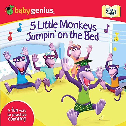 Imagen de archivo de 5 Little Monkeys Jumpin' on the Bed : A Sing 'N Count Book a la venta por Better World Books