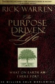 Stock image for Purpose Driven Life - What On Earth Am I Here For? for sale by Hippo Books