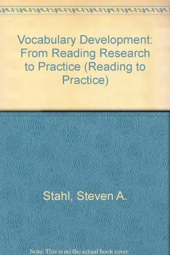 Vocabulary Development: from Reading Research to Practice (9781417636792) by [???]