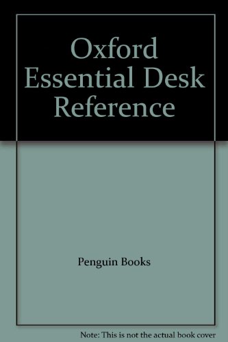 Oxford Essential Desk Reference (9781417637683) by [???]