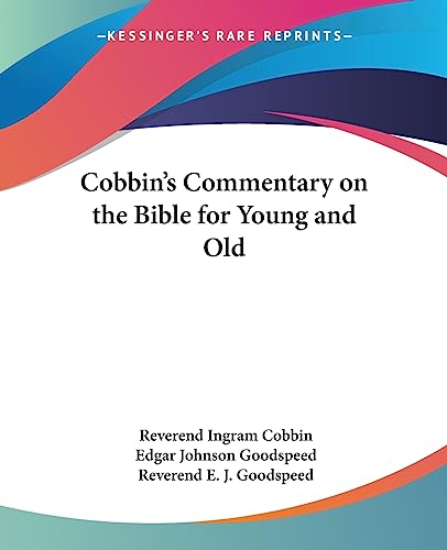 9781417926428: Cobbin's Commentary on the Bible for Young and Old