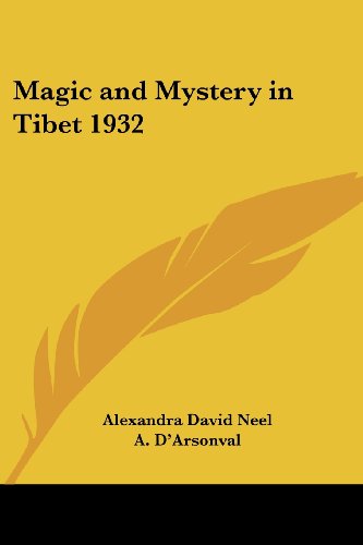 9781417977543: Magic And Mystery In Tibet 1932 [Lingua Inglese]