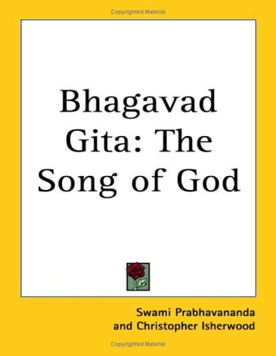 Beispielbild fr Bhagavad Gita: The Song of God zum Verkauf von austin books and more