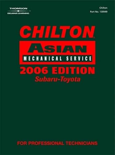 Stock image for Chilton 2006 Asian Volume III Mechanical Service Manual: Subaru-Toyota for sale by ThriftBooks-Dallas