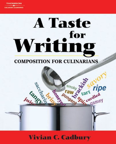 Imagen de archivo de A Taste for Writing: Composition for Culinarians (Applied English) a la venta por SecondSale