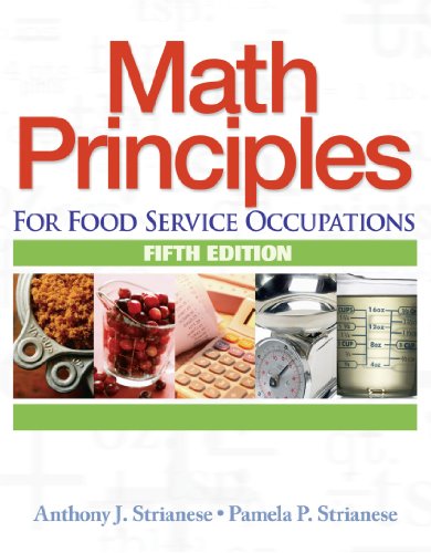 Beispielbild fr Math Principles for Food Service Occupations (Applied Mathematics) zum Verkauf von BooksRun