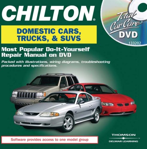 Chilton Total Car Care Domestic Vehicles DVD (Chilton Total Car Care Series CDs) (9781418032029) by Chilton